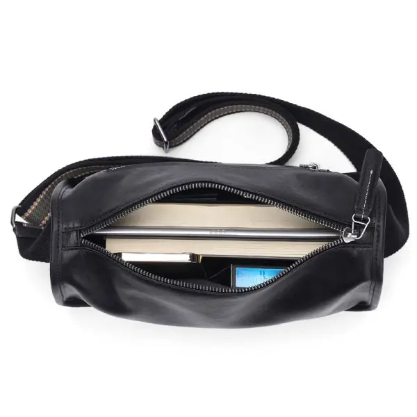 Men's Shoulder Bag Genuine Leather Men's Bag Fashion Casual Crossbody Bag - Image 2