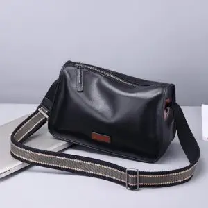 Men's Shoulder Bag Genuine Leather Men's Bag Fashion Casual Crossbody Bag