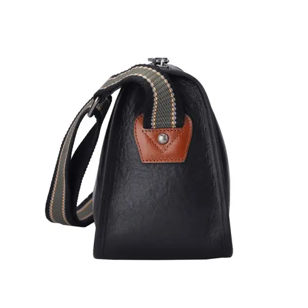 Men's Shoulder Bag Genuine Leather Men's Bag Fashion Casual Crossbody Bag - Image 5