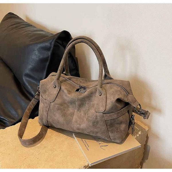 Business Trip Luggage Bag for Women – Stylish PU Satchel Travel Bag - Image 2