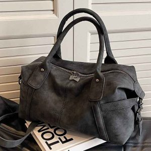 Business Trip Luggage Bag for Women – Stylish PU Satchel Travel Bag