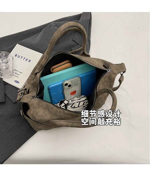 Business Trip Luggage Bag for Women – Stylish PU Satchel Travel Bag - Image 5