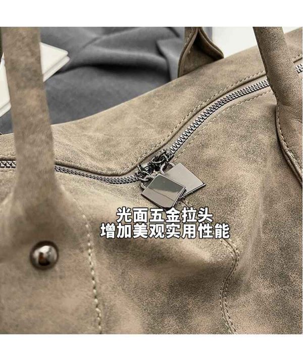 Business Trip Luggage Bag for Women – Stylish PU Satchel Travel Bag - Image 7