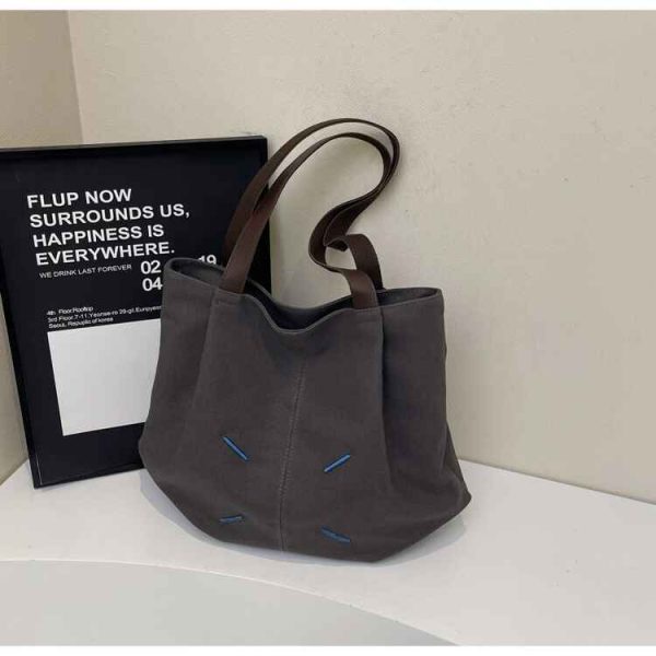Korean Style Canvas Tote Bag for Women 2025 - Image 2