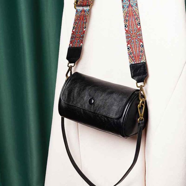Pure Cowhide Wide Strap Crossbody Bag - 2025 New - Image 3