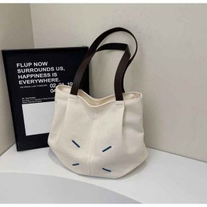 Korean Style Canvas Tote Bag for Women 2025