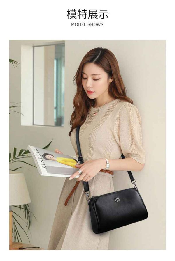 Elegant Women’s Leather Shoulder Messenger Bag - Image 5