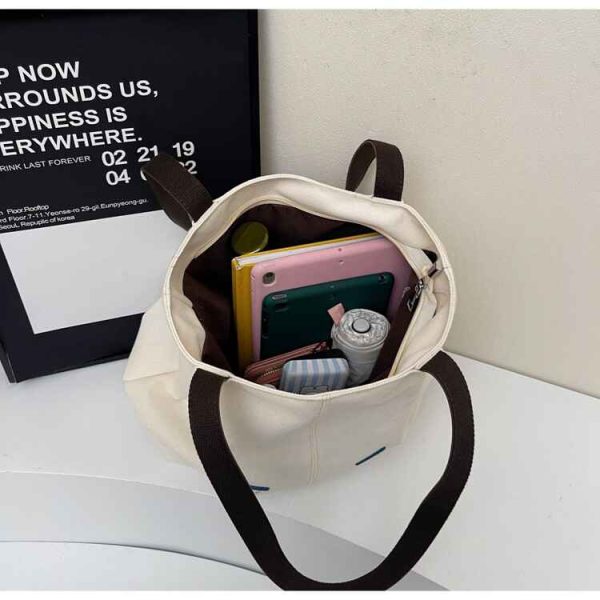 Korean Style Canvas Tote Bag for Women 2025 - Image 7
