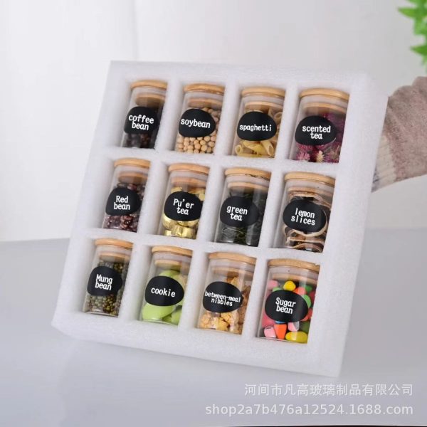 Premium Glass Jars - 12-Piece Set | Sealed & Label-Ready - Image 3