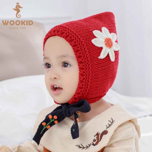WOOKID Winter Baby Wool Hat with Ear Protection